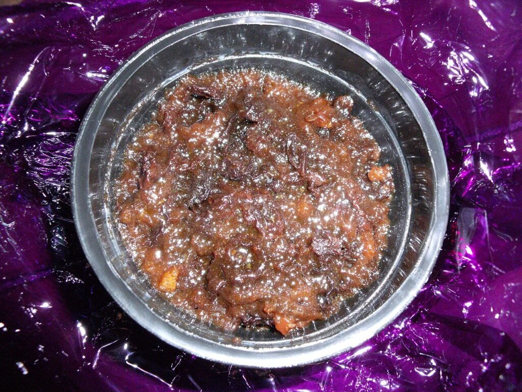 Traditional British Christmas pudding